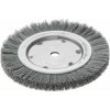 Lessmann 350841 | Rotačná kefa jednoradová, brúsne štetiny stolová brúska 178x50 / SIC 120/0,6