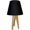 Venti Stolná lampa CONE 1xE27/60W/230V borovica čierna VE0395 + záruka 3 roky zadarmo