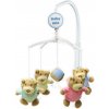 Kolotoč nad postieľku Baby Mix Medvedíky a kocka