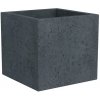 Hrniec Scheurich Stony Black, plastový, O 28,5 cm, čierny