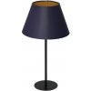 Luminex | Stolná lampa ARDEN 1xE27/60W/230V pr. 30 cm fialová/zlatá | LU3579