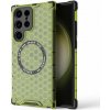 Kryt na Samsung Galaxy S24 Ultra odolný Honeycomb s podporou Magsafe zelený