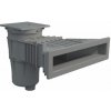 Superskimmer 17,5 l – s mosadznými zástrekmi, tmavosivý (RAL7016)