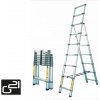 G21 Teleskopický hliníkový rebrík / štafle G21 GA-TZ9+11-3,2M
