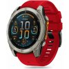 Remienok Tech-Protect Silicone Line Garmin Fenix 5X / 5X Plus / 6X / 6X Pro / 7X / 8 (51 mm) Red