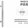 MPkovania FT - MADLO kód K41S 40x10 mm UN pár, 800 mm, 600 mm, NEM - nerez matná (F60)