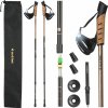 Outtec® Turistické palice, Nordic Walking palice - 70-135cm - Ultraľahké trekingové palice pre mužov a ženy - Turistika, treking - Anti-shock, teleskopické