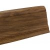 Döllken , DOPREDAJ: 2500x50x25 mm cm Soklová podlahová lišta SLK50 W475 Ořech authentic 2,5 m, 2500x50x25 mm, hnedá