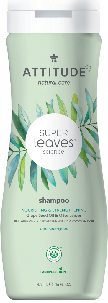 Attitude Super leaves šampón pre suché a poškodené vlasy 473 ml