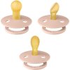 BIBS Try-It Colour Natural Rubber 1 Round nipple cumlík 1 ks + Colour Natural Rubber 1 Symmetrical Nipple cumlík 1 ks + Colour Natural Rubber 1 Anatomical Nipple cumlík 1 ks