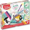 Súprava Maped Creativ Blowpen String´Art - Fúkacie pero 6 farieb