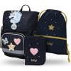 BAAGL SADA 3 Ergo Unicorn Gold: aktovka, peračník, vrecko