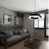 NEDES LCL7622-H Závesné LED svietidlo 40W, 4000K, 3200lm, IP20, čierna