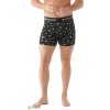 Smartwool M MERINO PRINT BB boxerky, black gone camping M