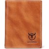 Bullcaptain elegantná kožená peňaženka Klervi Camel