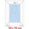 Soft Plastové okno 50x70 cm, sklopné