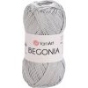 Yarn Art Begonia 4920 Light Grey Pletacia priadza