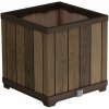 Květináč Keter Deco Square walnut (261031)