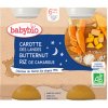 BABYBIO Mrkva, tekvica a ryža (2x200g)