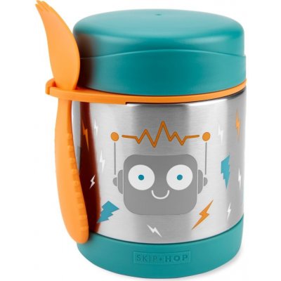 Skip Hop Spark Style Food Jar termoska na jedlo Robot 3 y+ 325 ml