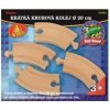 Maxim 50906 Krátká kruhová kolej - 4 kusy - MAXIM 50906 Krátká kruhová kolej 20cm 4 kusy