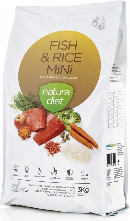 Natura diet FISH & RICE MINI 3 kg