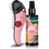 Rozčesávacia kefa Dtangler Red Lip & ochranný UV sprej na vlasy