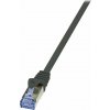 Logilink CQ4043S patch, kat. 6A/7, 600 MHz, S/FTP, PIMF, PrimeLine, 1,5m, černý