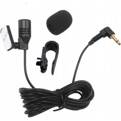 AUTOMOBILOVÝ MIKROFÓN PRE RÁDIO S KLIPOM 2,5 METRA JACK 3,5 MM