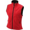 James & Nicholson Vesta JN 138, 3-vrstvá, softshellová, dámská COT02013800402-red M Červená