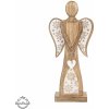 Anjel z mangového dreva ORION 45,5cm