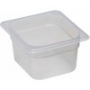 Nádoba z priehľadného polypropylénu GN 1/6, Cambro, GN 1/6, 1,5L, Priehľadná, 162x176x(H)100mm