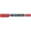 STAEDTLER Lumocolor Duo červený