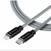 Tactical KP31195 Aramid extra pevný USB-C/Lighting MFI, 1m, sivý