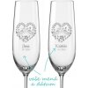 Svadobné poháre na sekt Folklor, 2 ks