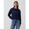 GAP Oversize mikina s logom Tmavomodrá XL