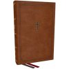 KJV Personal Size Large Print End-of-Verse Reference Bible, Brown Leathersoft, Red Letter, Comfort Print