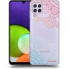Picasee silikónový prehľadný obal pre Samsung Galaxy A22 A225F 4G - Kvetinový vzor