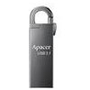 Apacer USB flash disk, USB 3.0, 16GB, AH15A, strieborný, AP16GAH15AA-1, USB A, s karabinkou