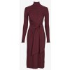 Lauren Ralph Lauren Dlhé šaty VAUREEN-LONG SLEEVE-DAY DRESS Bordová