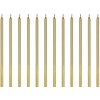 PartyDeco Narodeninové zlaté sviečky 14 cm