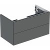GEBERIT KÚPEĽNE Skrinka pod umývadlo ONE, s 2 zásuvkami, 50.4cm, 47cm, láva, 505.263.00.3