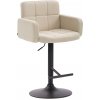 Barová stolička Los Angeles, látka, krémová
