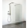 ROTH WALK IN LINE H 150cm bezdverový sprchový kút - pevná deliaca stena, profil brillant, sklo číre, 941-1500000-00-02