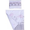 Scarlett Set perinka a vankúš do kočíka Gusto - ružová