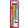 Popisovač, sada, 1 mm, STABILO Pen 68, 6 neónových farieb