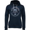 Pánska mikina Quiksilver, CIRCLE TRIM HOOD tmavo modrá,biela,svetlomodrá S