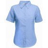 Fruit of the Loom F650140 dámska košeľa krátky rukáv svetlo modrá 3XL