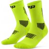 CEP Core Run Socks 5.0 Mid Cut vysoké ponožky dámské Barva: lime/black, Velikost: II