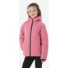 QUECHUA Detská prešívaná turistická bunda MH 500 7-15 r. ružová 149-159 cm